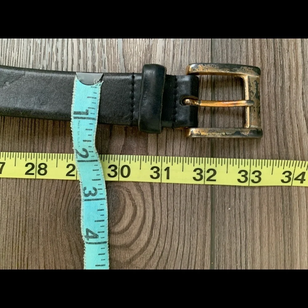 Leather belt